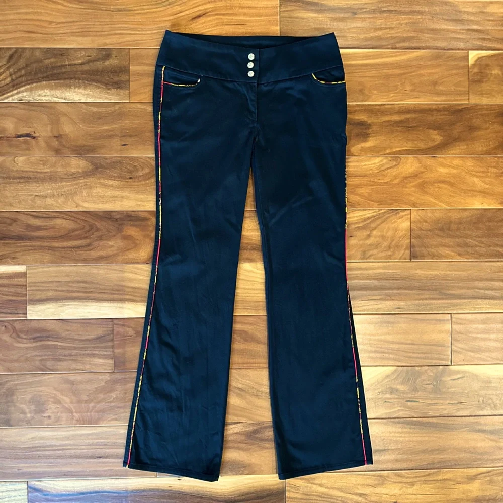 Baby Phat Vintage Y2K Black Pants size 5 - Picture 1 of 6